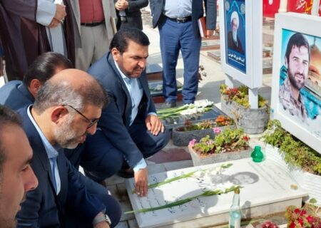 گزارش غبار روبی مزار شهدای والامقام و اعزام کاروان یاریگران ورزشی