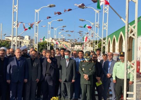 آغاز هفته دولت با غبار روبی و عطر افشانی مزار شهدای والامقام در مازندران