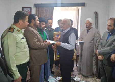 دیدار با خانواده شهید مبارزه با موادمخدر استان مازندران