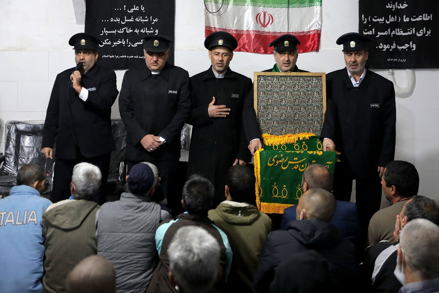 مددجویان مرکز ماده ۱۶ مشهد، میزبان خوان امام هشتم (ع)