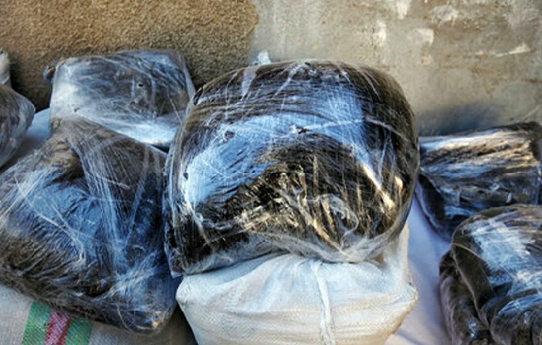 کشف ۸۰ کیلو گرم تریاک در شهر قدس