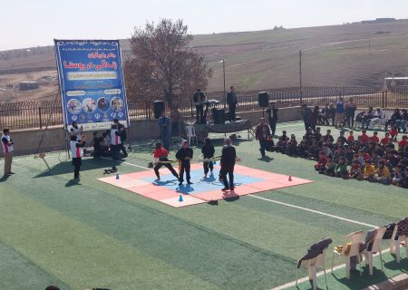 افتتاحيه مسابقات ورزشی جام ياريگران زندگي در روستاهاي خراسان شمالي