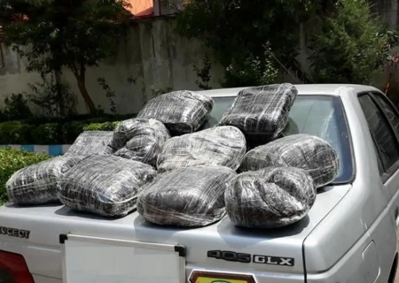 ۴۵۵ کیلوگرم مواد مخدر در شهرستان میناب کشف شد