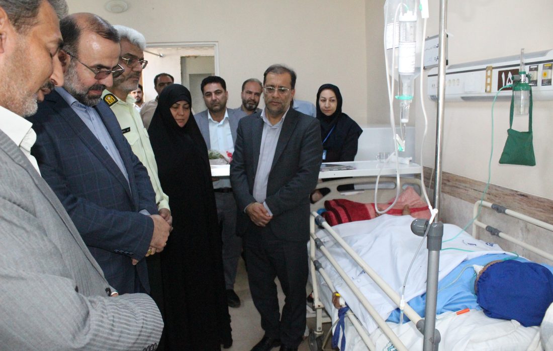 دیدار و عیادت از مادر شهید راه مبارزه با مواد مخدر استان قزوین