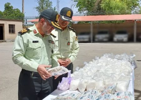 کشف ۱۰۸ کیلوگرم محموله سنگین شیشه و هروئین در همدان