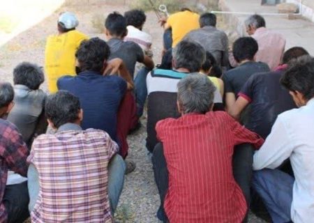 جمع‌آوری معتادان متجاهر در دشستان