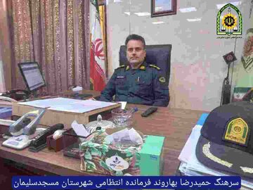 دستگیری ۴ متهم و کشف مواد مخدر در مسجدسلیمان