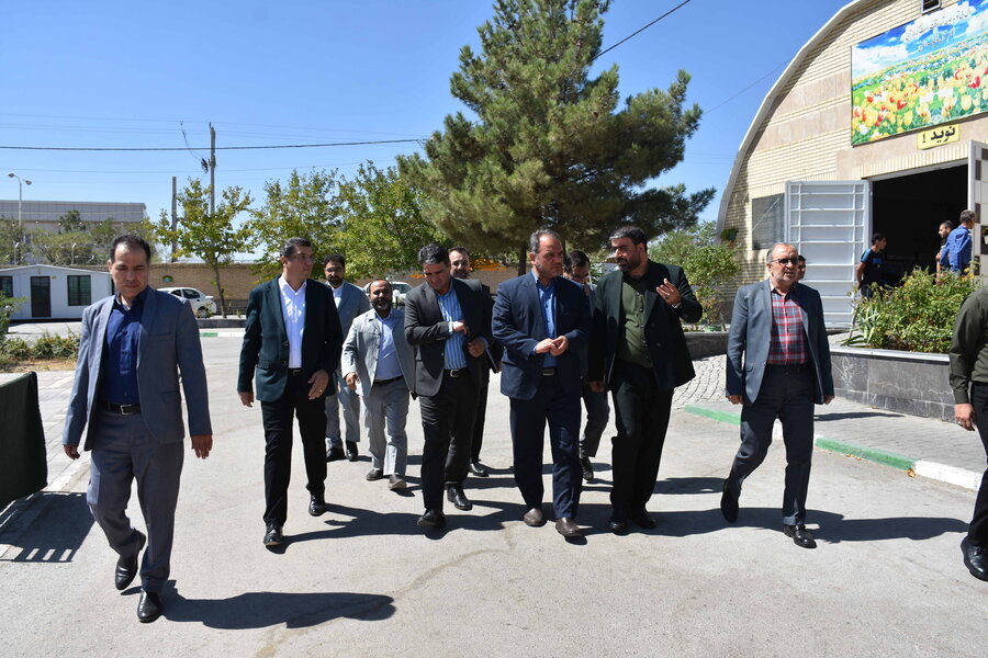از غربالگری تا کارآفرینی؛ بازدید مسؤلان استانی از کمپ ماده ۱۶ حسن‌آباد