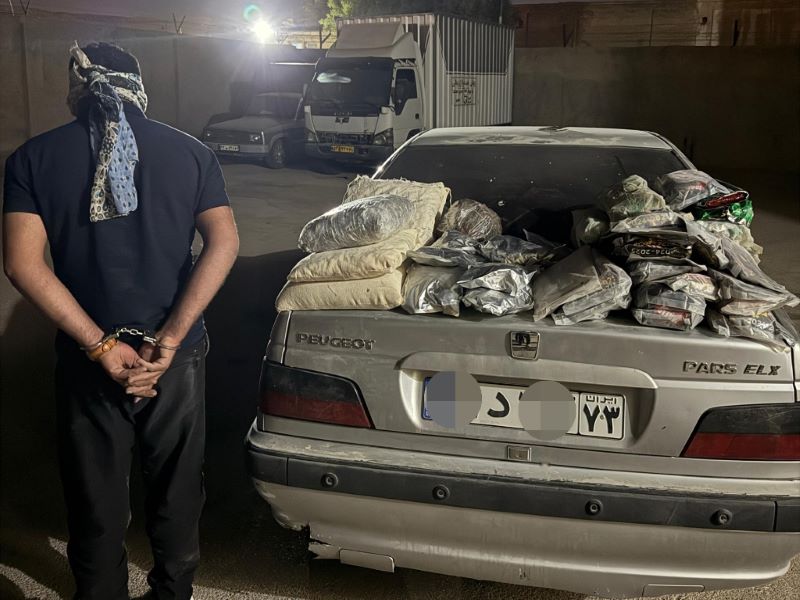 کشف ۱۰۰ کيلو حشيش و ترياک در «داراب»