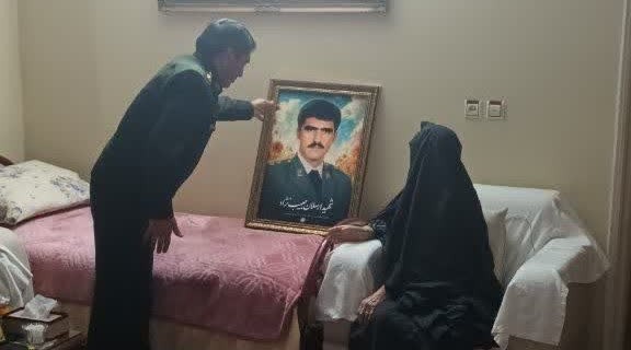 دیدار با خانواده شهید والامقام عرصه مبارزه با مواد مخدر