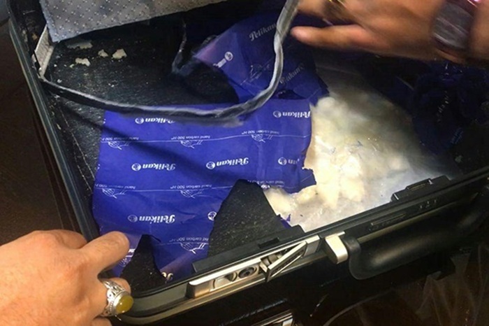 جاساز مواد مخدر در چمدان کشف شد