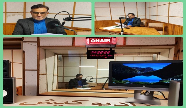 ضبط پیامهای پیشگیرانه از اعتیاد در صدای مرکز کیش