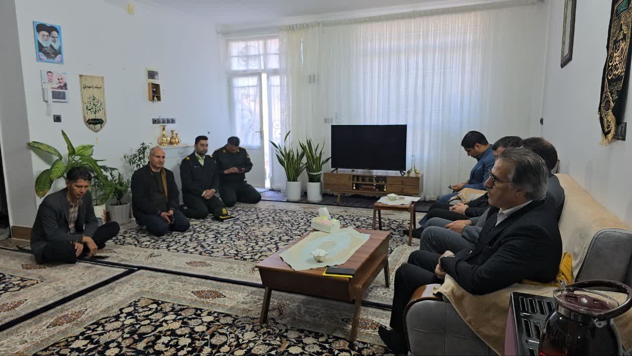دیدار با خانواده معظم شهید مبارزه با مواد مخدر شهرستان گناباد