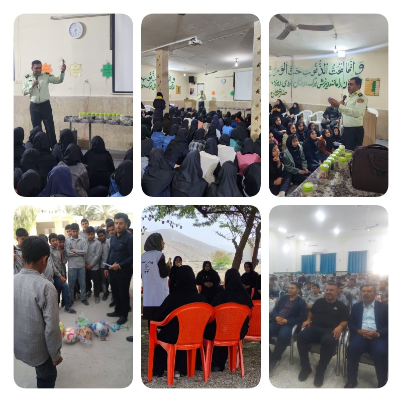 اجرای گسترده برنامه‌های آموزش پیشگیرانه در مدارس لارستان در هفته مبارزه با اعتیاد