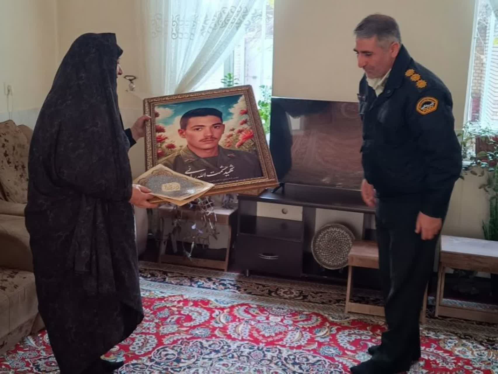 دیدار با خانواده شهید ربانی همزمان با روز پاسداشت مقام مادر