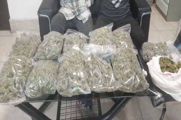 کشف ۸۰ کیلو گل و دستگیری ۲ قاچاقچی در جنوب پایتخت