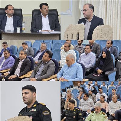 برگزاری جلسه شورای هماهنگی مبارزه با مواد مخدر شهرستان میناب