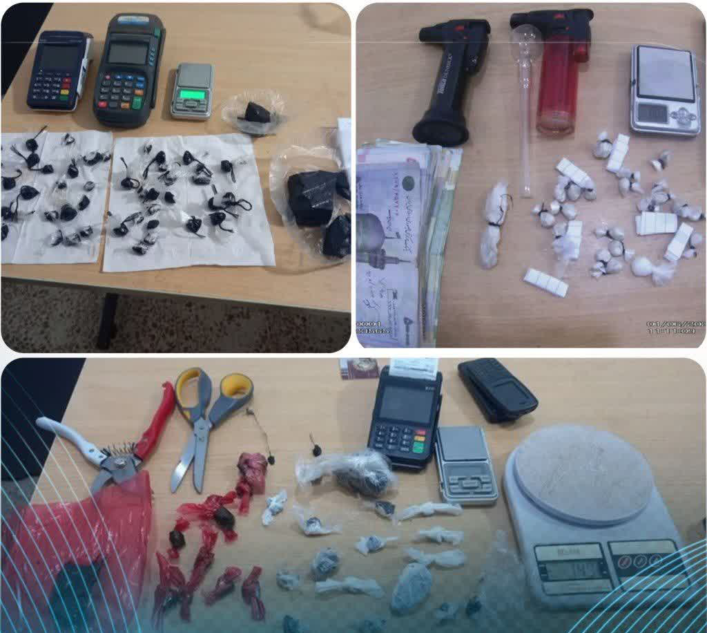 بازداشت ۳۲ خرده‌فروش مواد مخدر و معتاد متجاهر در اسفراین