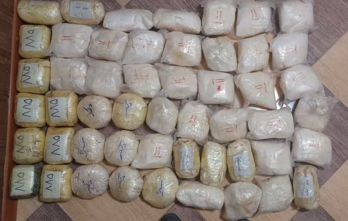 کشف بیش از ۵۲ کیلوگرم مواد مخدر صنعتی توسط هنگ مرزی تایباد