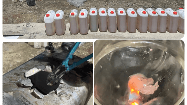 کشف ۳۴۰ لیتر پیشساز مواد مخدر از باک کامیون خارجی در نوردوز