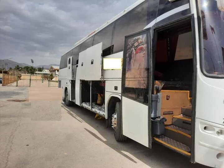 شگرد ماهرانه مسافر اتوبوس در ایست و بازرسی شاهرود لو رفت