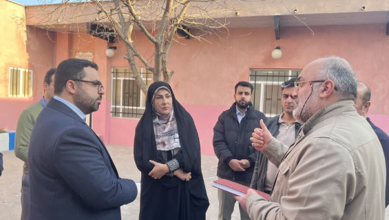 بازدید مسئولان قضائی و انتظامی از کمپ ماده ۱۶ کمیل