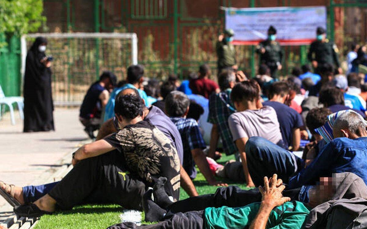 جمع‌آوری بیش از ۲۰ نفر معتادان متجاهر در نوشهر