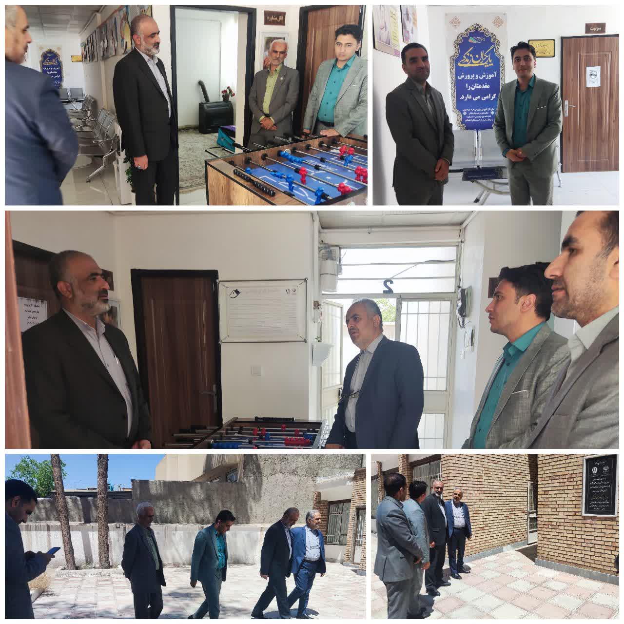 بازدید دبیر شورای هماهنگی از خانه یاریگران زندگی در مرکز استان خراسان جنوبی