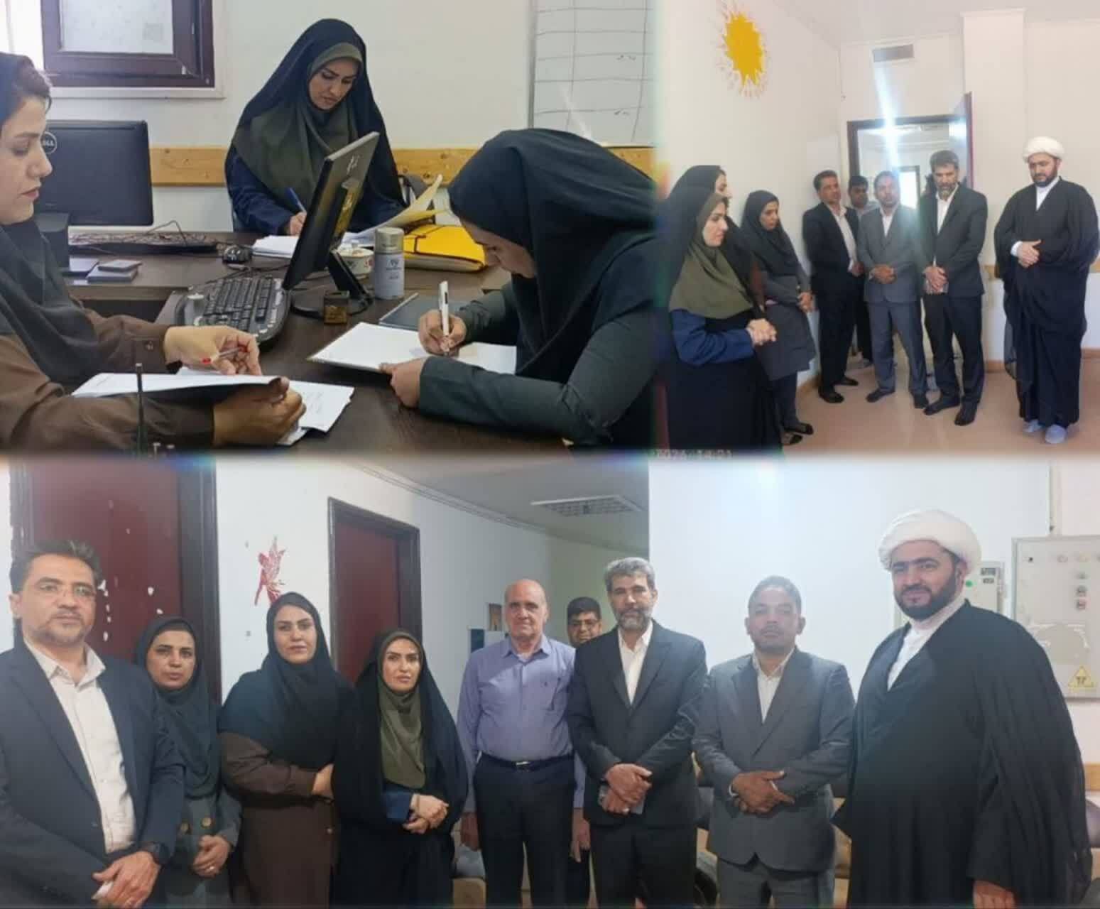بازدید رئیس دادگستری بم از کمپ ماده ۱۶ بانوان در بم
