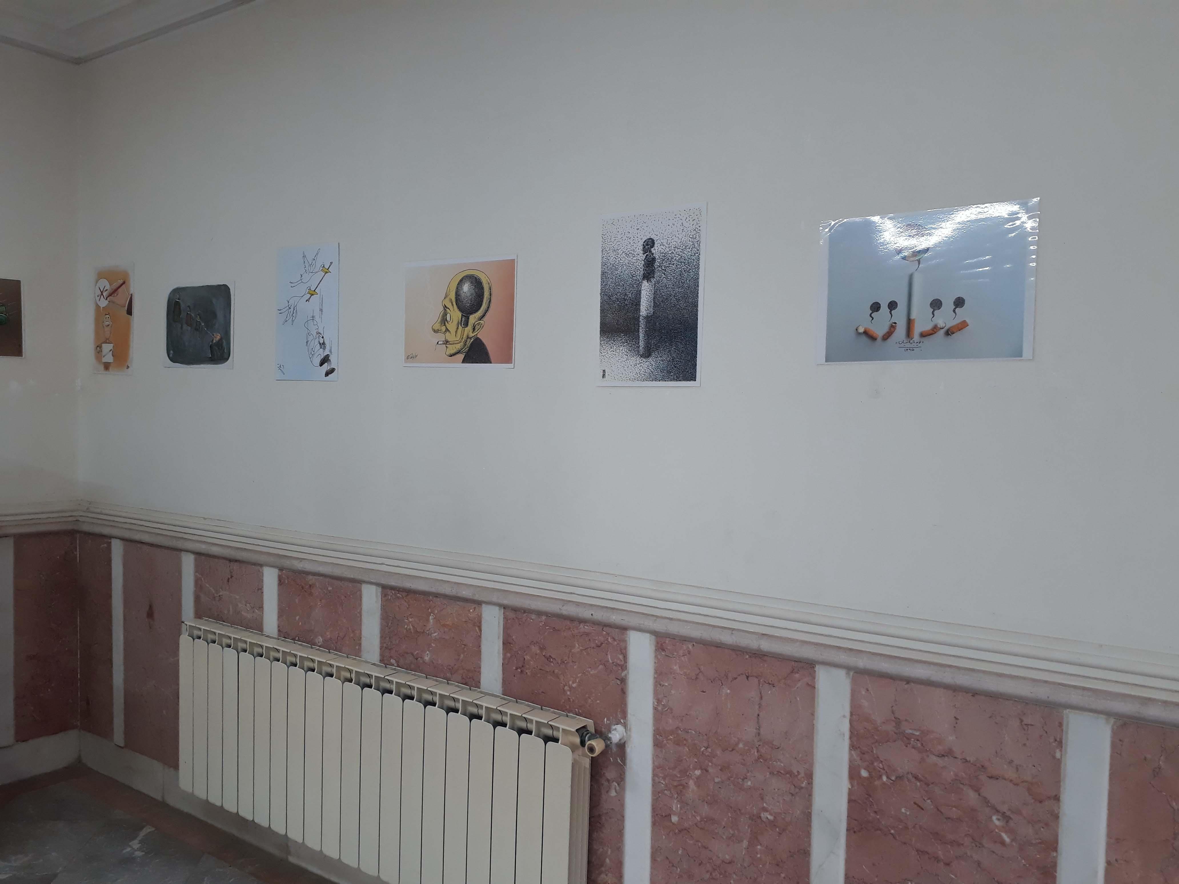 برپایی نمایشگاه کاریکاتور پیشگیری از اعتیاد در سیاهکل