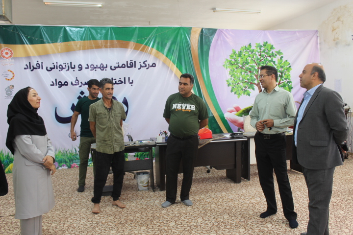 بازدید دبیر شورای هماهنگی مبارزه با مواد مخدر استان یزد از مرکز ترک اعتیاد شهرستان ابرکوه