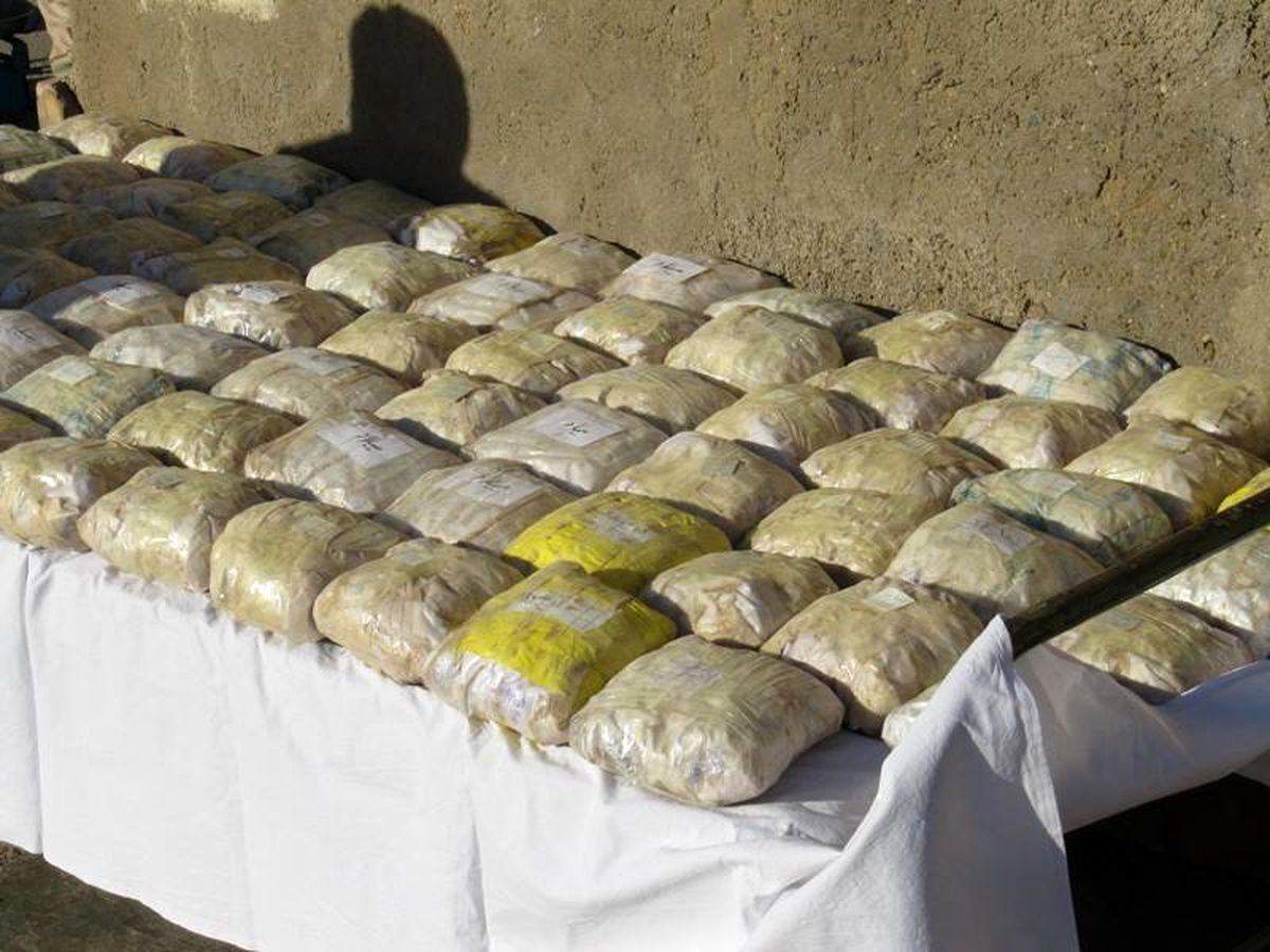 توقیف پژو با ۵۸ کیلو تریاک