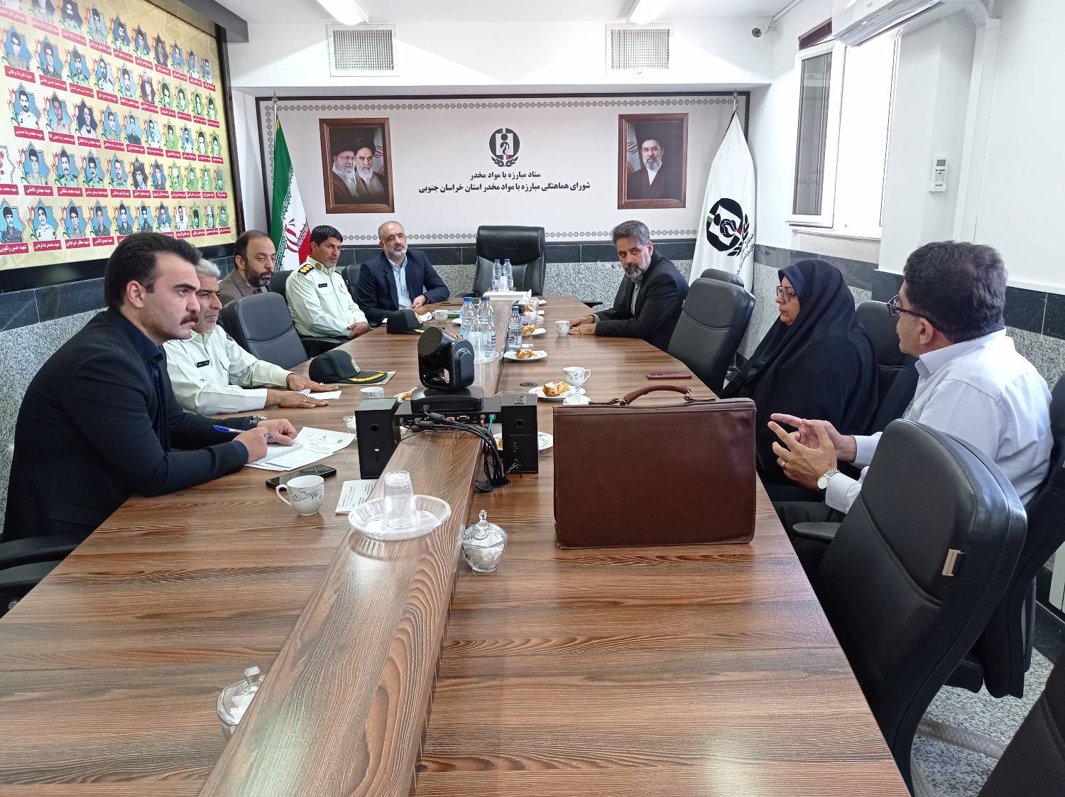 آمادهسازی ظرفیتها و امکانات دستگاهها برای برگزاری مراسم امحاء ۱۰ تن مواد مخدر در خراسان جنوبی