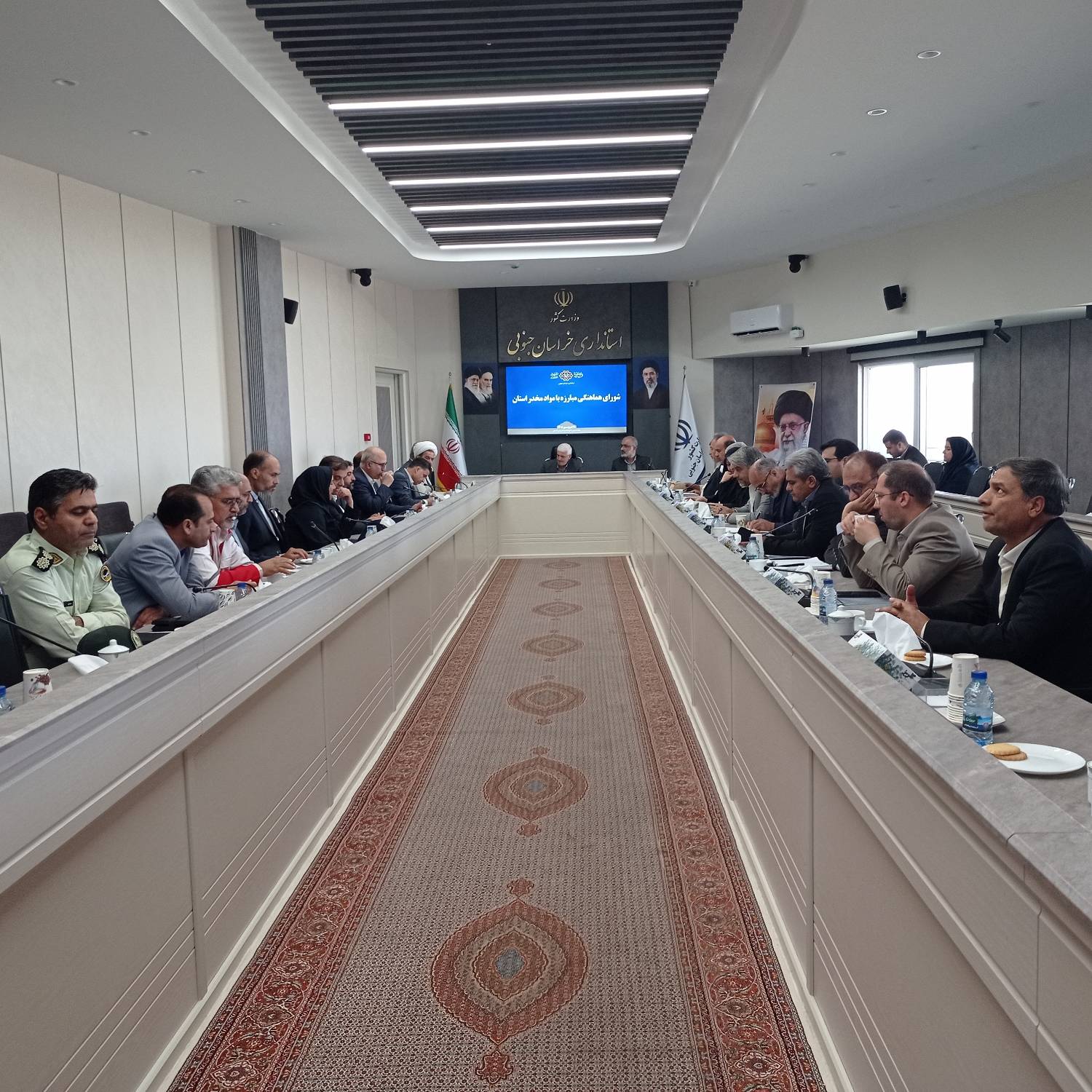 بررسی راهبردهای عملیاتی مبارزه با مواد مخدر در پنجمین نشست شورای هماهنگی استان