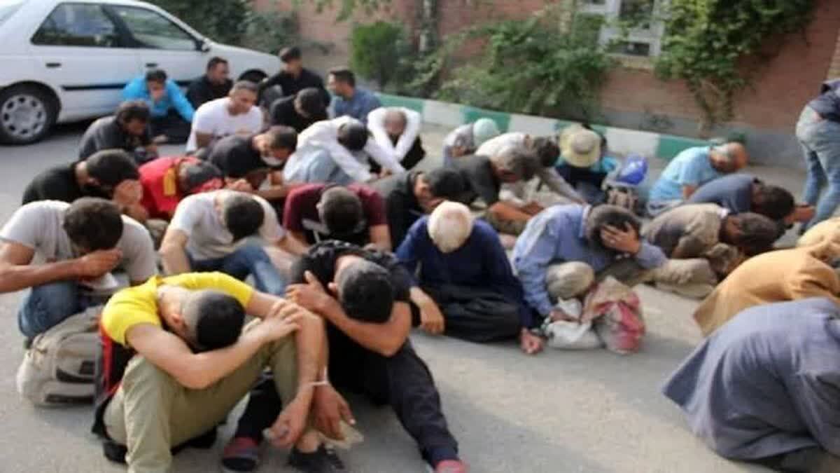 جمع آوری معتادان متجاهر در یزد