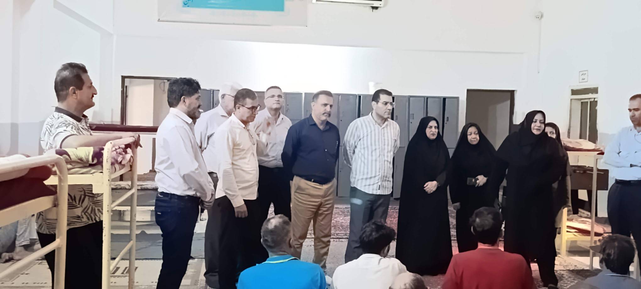بازدید معاون سیاسی، امنیتی و اجتماعی استاندار و جانشین شورا از مراکزدرمان وبازتوانی اعتیاد در بوشهر