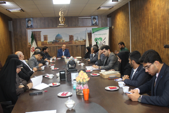 نشست مشترک مجمع خیرین یاریگران زندگی و خانه تشکل‌های استان یزد برگزار شد